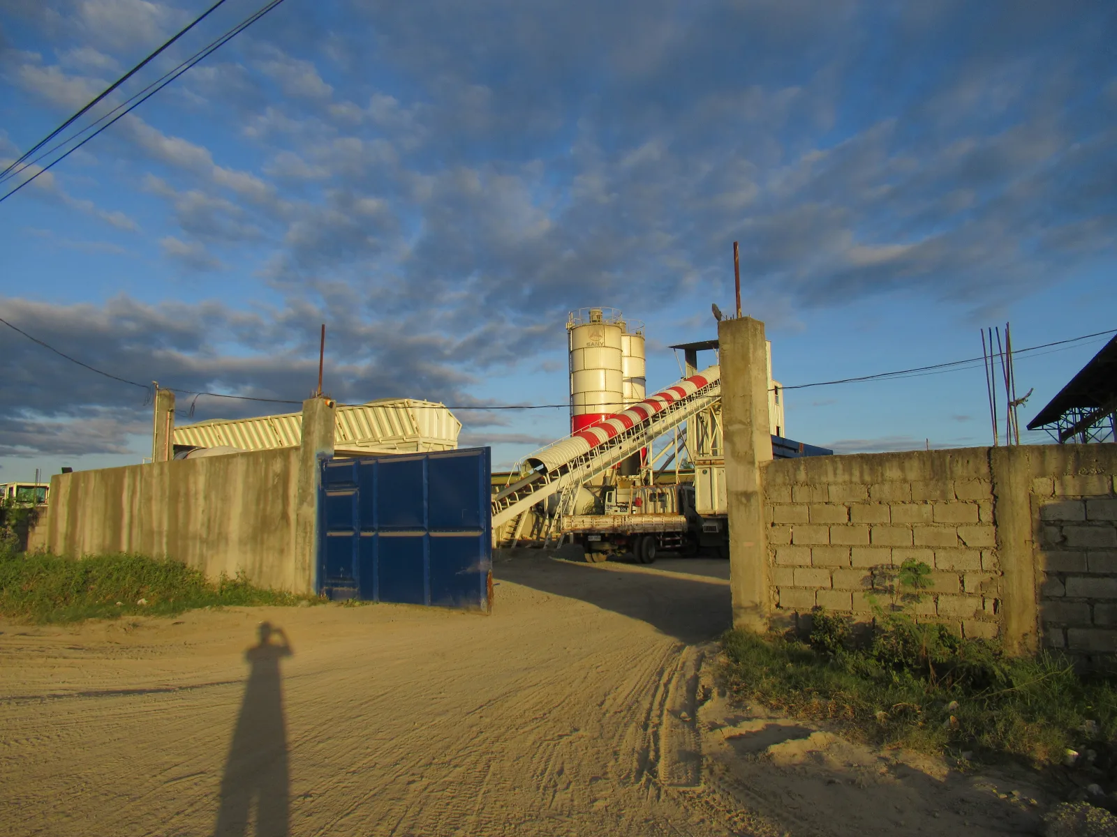 SANY equipment on construction site