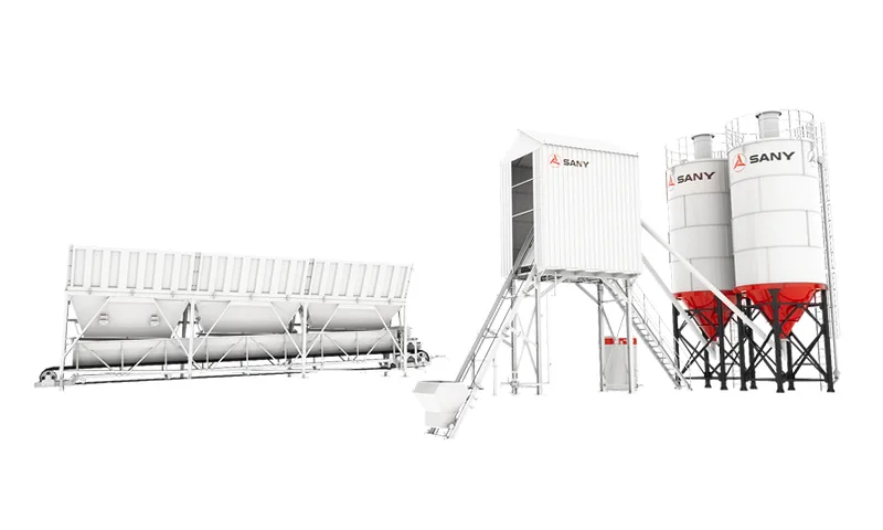 SANY HZS60G Batching Plant sənaye texnikası