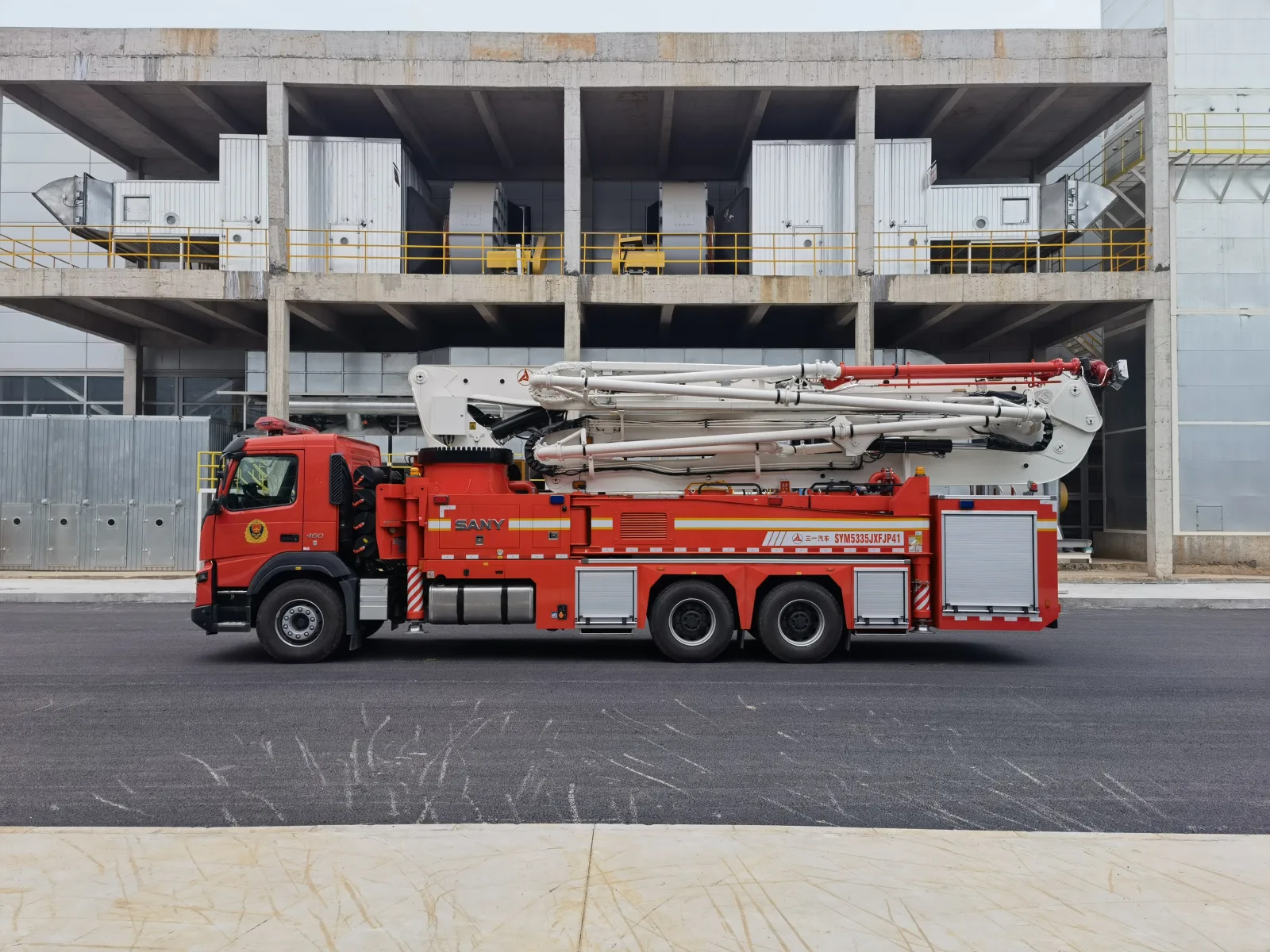SANY JP41 Water Tower Fire Truck sənaye texnikası