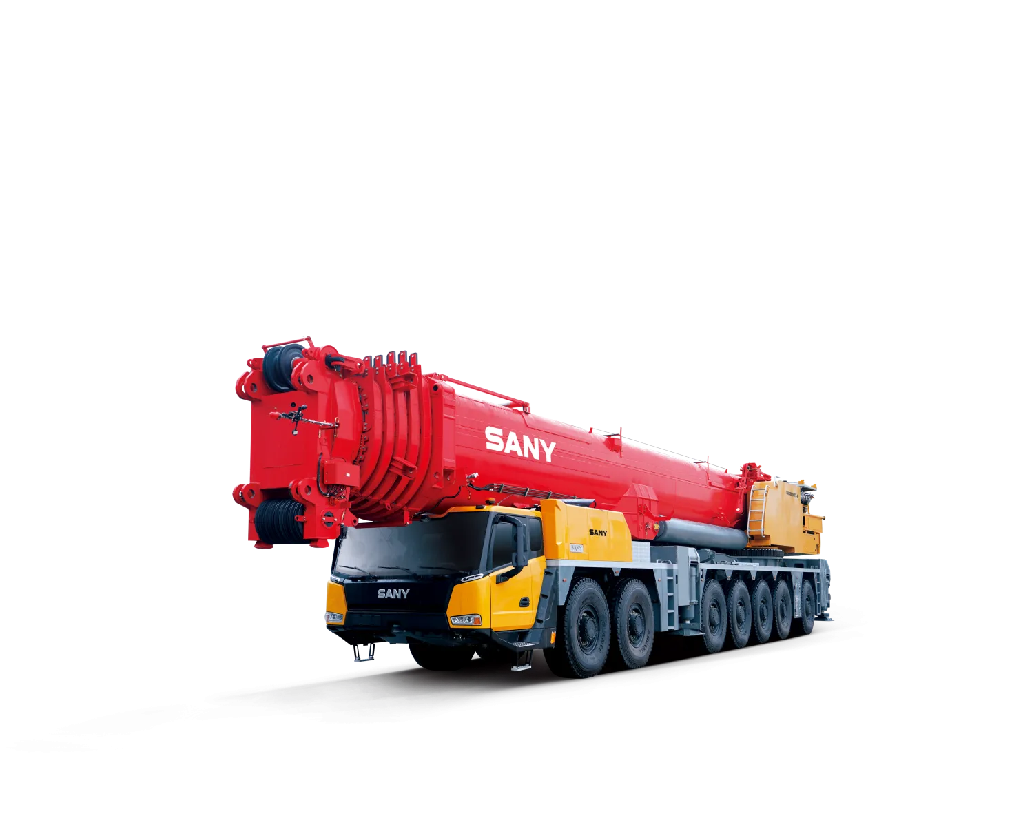SANY SAC8000T7-8 All-terrain Crane sənaye texnikası