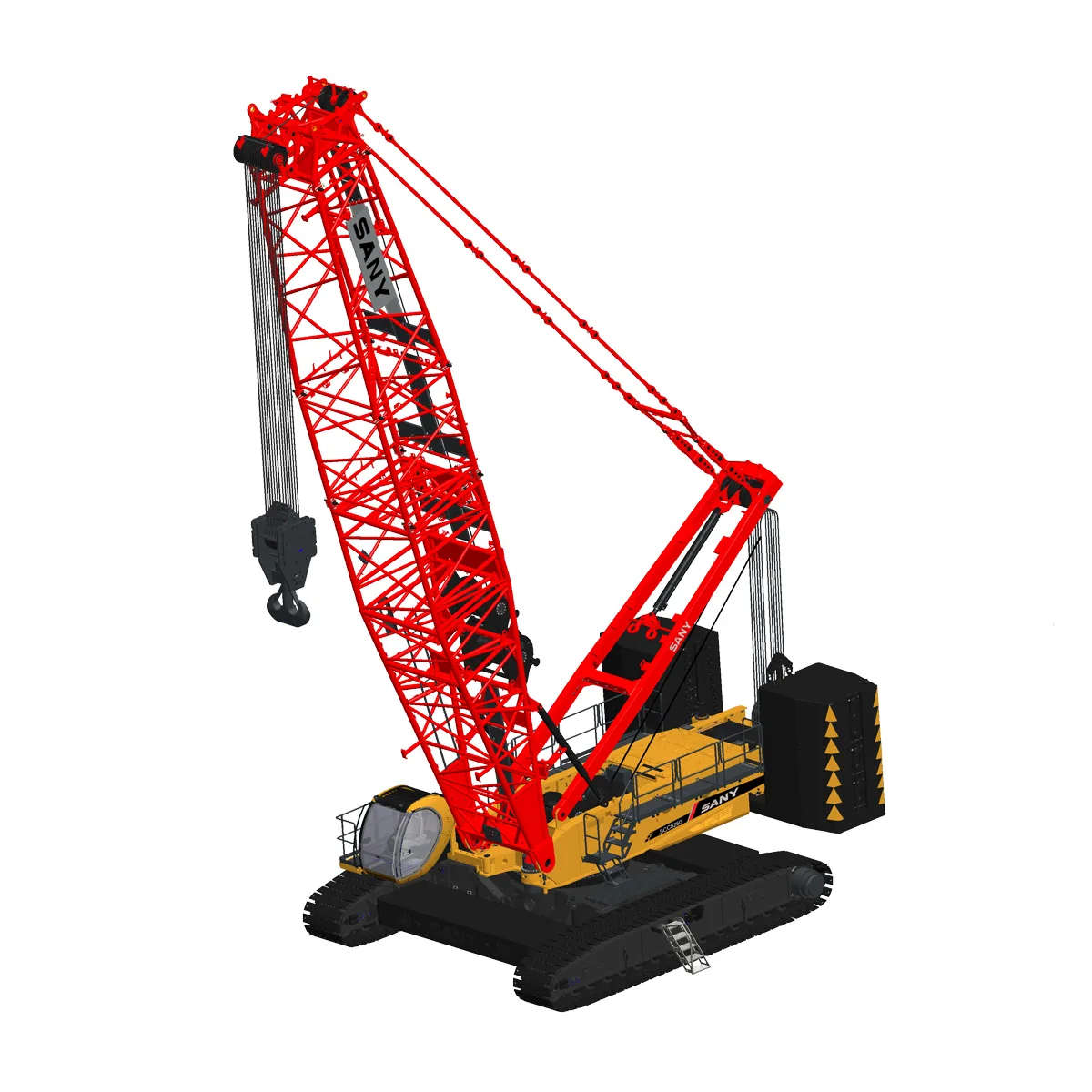 SANY SCA2600A Crawler Crane sənaye texnikası
