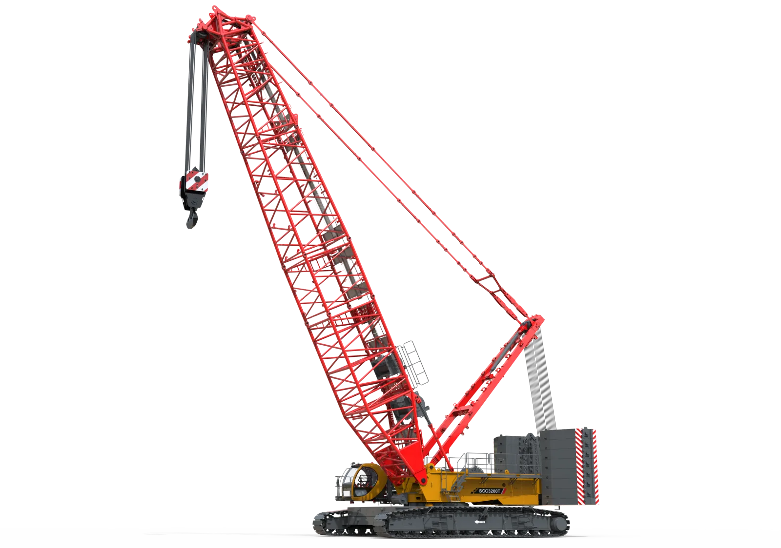 SANY SCC3200T Crawler Crane sənaye texnikası