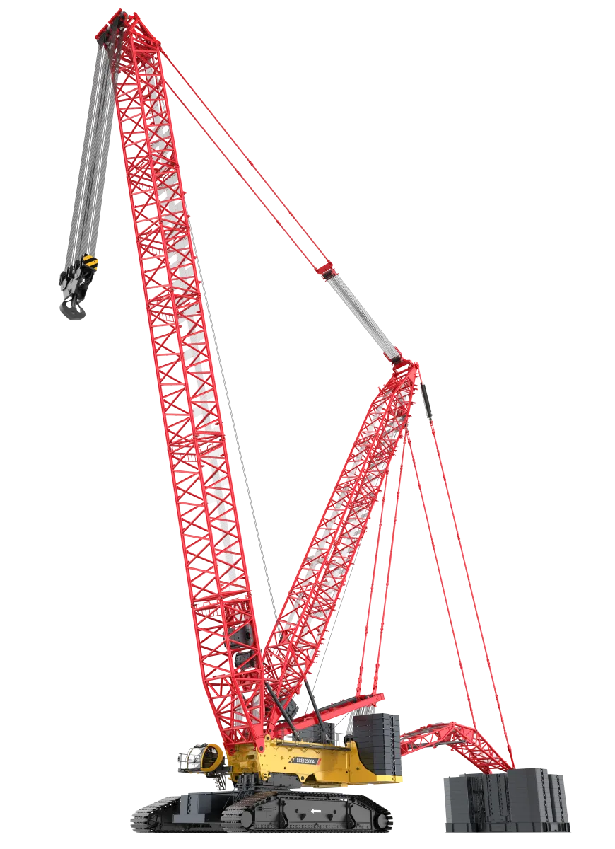 SANY SCE12500A Crawler Crane sənaye texnikası