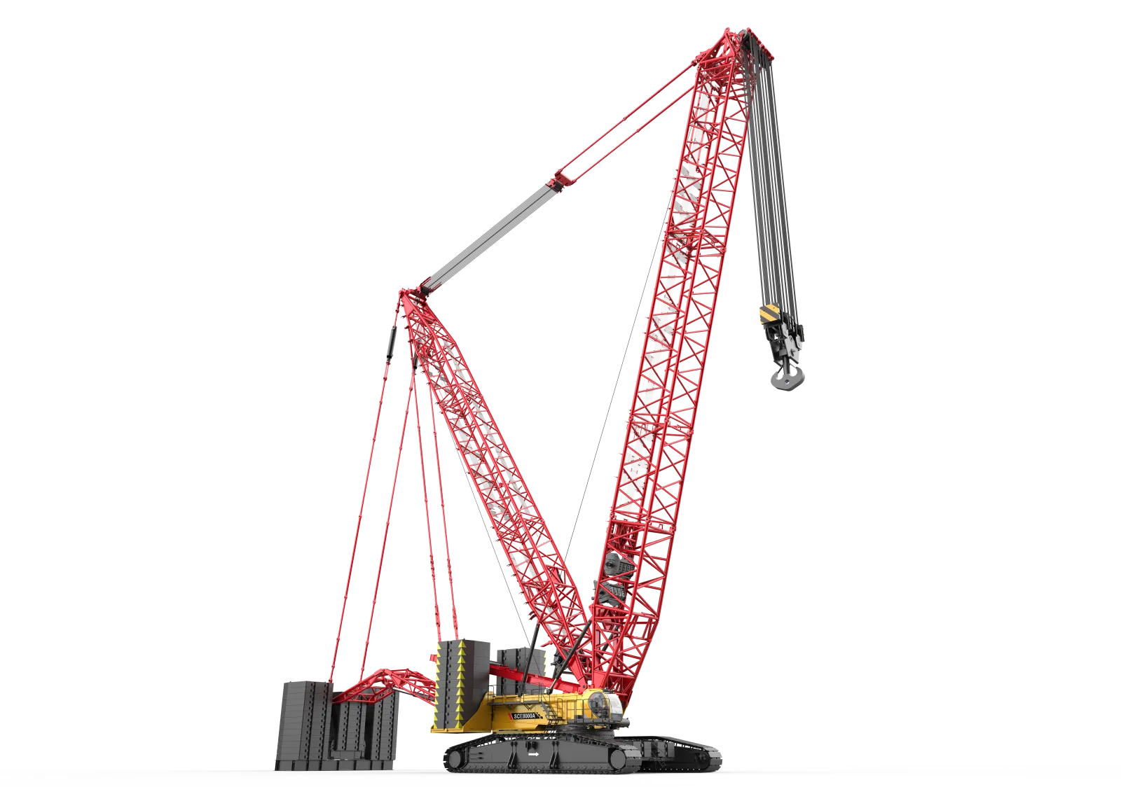 SANY SCE8000A Crawler Crane sənaye texnikası