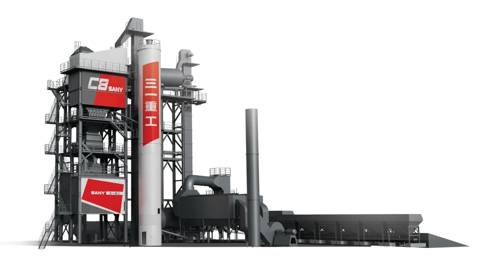SANY SLZ2000 Asphalt Batching Plant sənaye texnikası