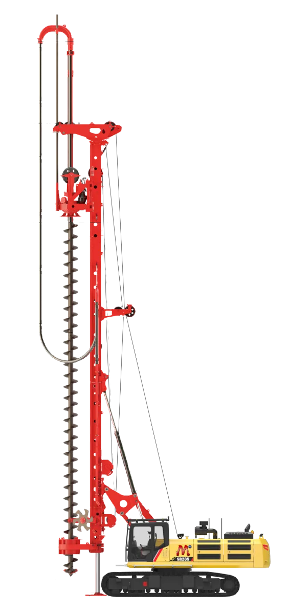 SANY SR235-MIII Rotary Drilling Rig sənaye texnikası