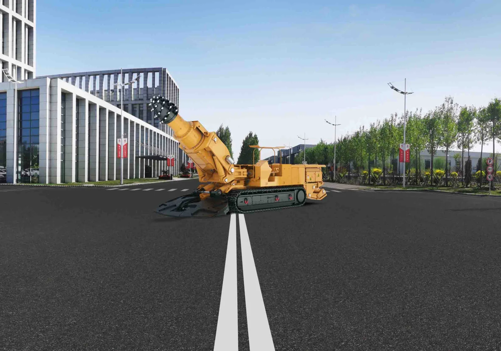 SANY STR318/5 Roadheader sənaye texnikası