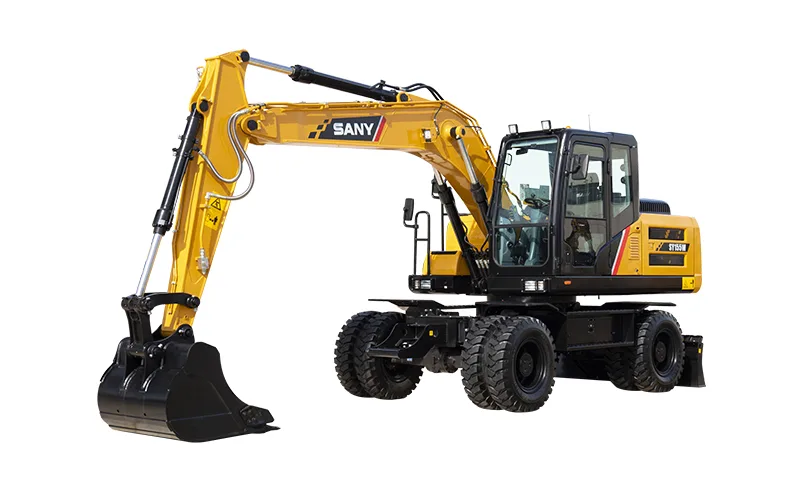 SANY SY155W Wheel Excavator sənaye texnikası