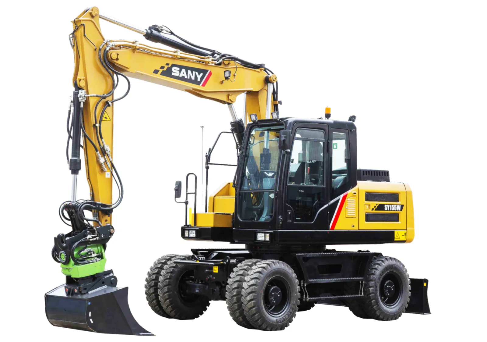 SANY SY155W(Tier4 F & Stage Ⅴ) Wheel Excavator sənaye texnikası