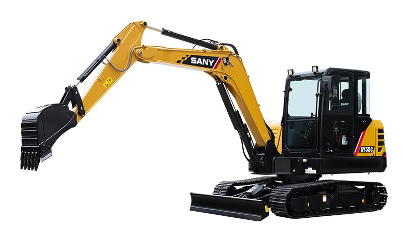 SANY SY55C Small Excavator sənaye texnikası